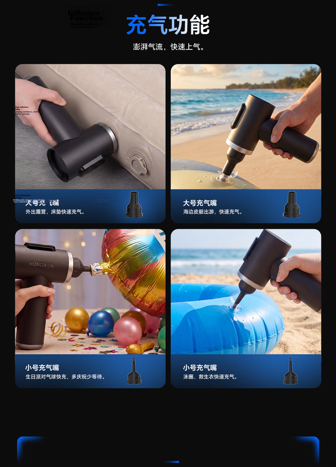 Honor Choice Car Vacuum Cleaner High Suction Handheld Portable Wireless 21000Pa Dual-Use Dust and Pet Hair Remover for Car and Home 16