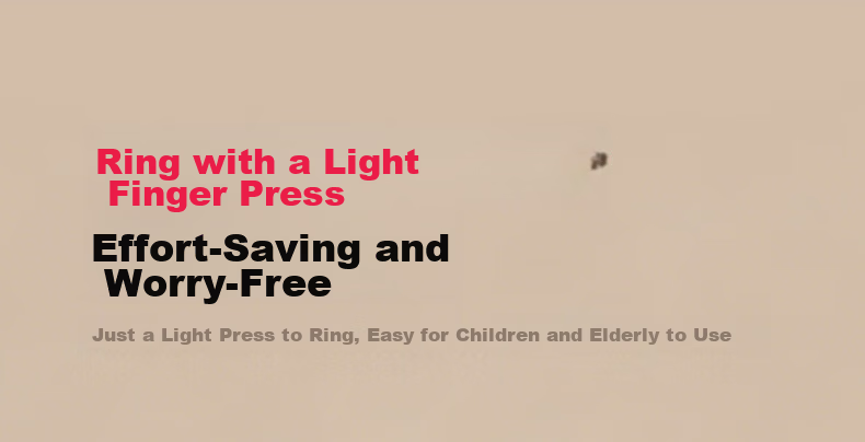 CHIGO Wireless Long-Distance Battery-Free Home Doorbell Emergency Call Button for Elderly One-to-One Electronic Remote Control Doorbell Front Door Ding Dong Chime 7
