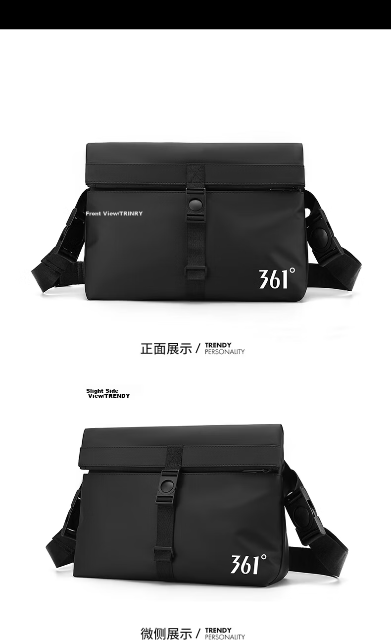 361° Men's High-End Crossbody Bag New Large Capacity Shoulder Bag Business Commuting Outdoor Travel Trolley Bag 15
