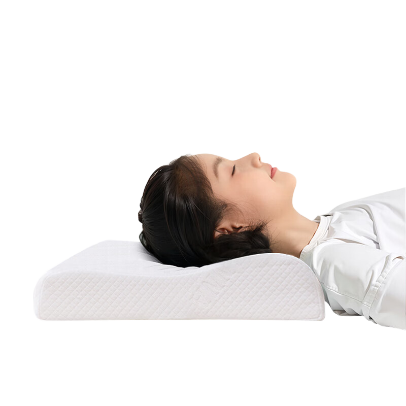 FUANNA Children's Latex Pillow, Imported from Thailand, Antibacterial Student Neck Support Pillow, Natural Latex Pillow Core, Single Pack 50*30cm