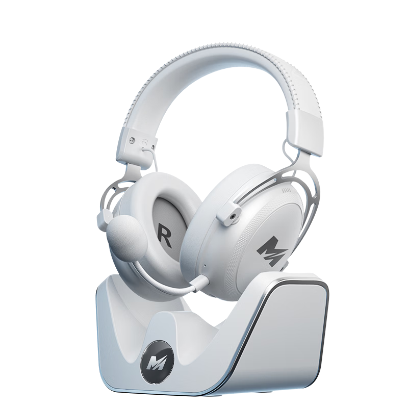 MICROKIA Delta Champion Recommended | Professional Gaming Headset Bluetooth Wireless 2.4G Four-Mode FPS Sound Positioning Headphones for Laptop Desktop