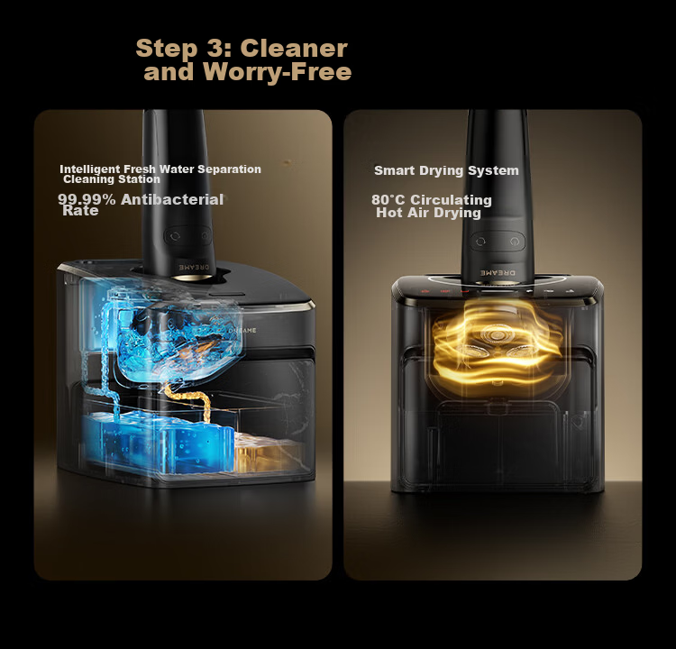 Dreame [Flagship Best Seller] Electric Shaver for Men, Dense Beard, Sensitive Skin, Intelligent Speed Adjustment, Skin-Friendly Razor, Boyfriend Birthday Gift, Premium Gift Box S9 6