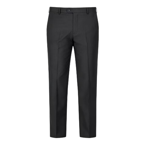 FIRS Men's Dress Pants, Wrinkle-Free, Summer Loose Casual Business Suit Trousers, Straight-Leg Pants, Black Lightweight, Size 31