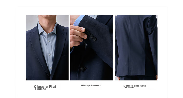 G2000 Antibacterial Multi-Stretch Business Formal Suit for Men, All-Season Office Wear 6