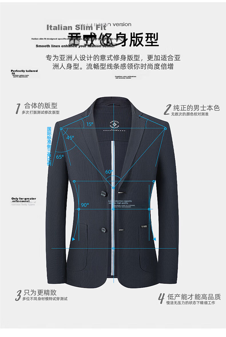 Mark Fairwhale Summer Lightweight Sun Protection Blazer Men's Spring Summer Trendy Casual Single-Breasted Cooling Ice Silk Breathable Suit Jacket 10