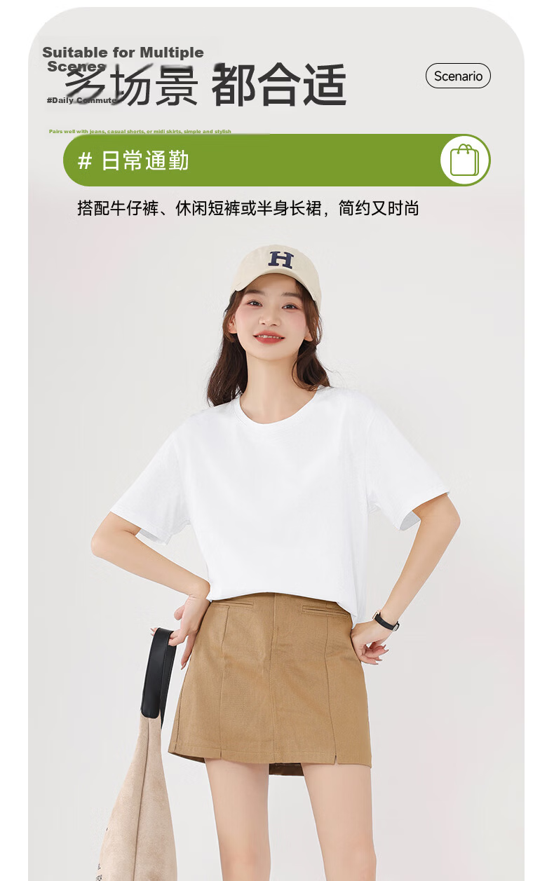 Warrior Women's 2026 Summer New Cotton Short Sleeve T-Shirt Loose Fit Slim Outdoor Breathable Printed Top 10