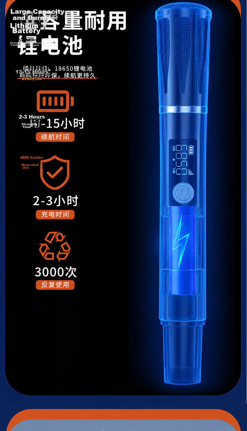 SANSUI Multifunctional Professional Portable Wireless Universal Microphone Sound Card Speaker UHF High-Fidelity Handheld Karaoke Wireless K-Song Microphone Conference Host SK06 Single Mic 6