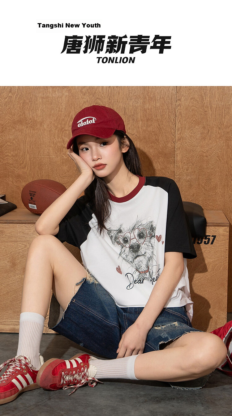 TonLion 2026 Summer New Women's Short Sleeve T-Shirt Stylish Chic Korean Casual 1
