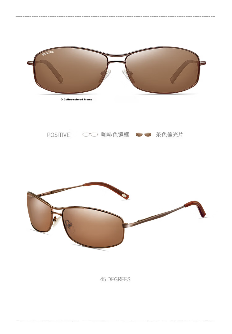 VEGOOS HD Polarized Sunglasses UV Protection Men's Driving Sunglasses Men's Gift 14