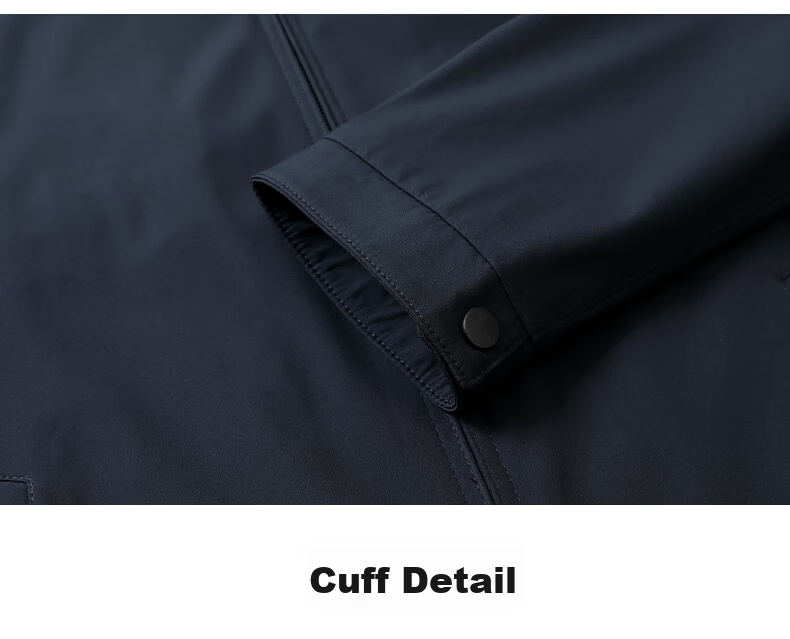 FIRS Men's Jacket Executive Coat Spring Autumn Business Casual Young Middle-aged Turn-down Collar Simple Workwear Short Coat 16