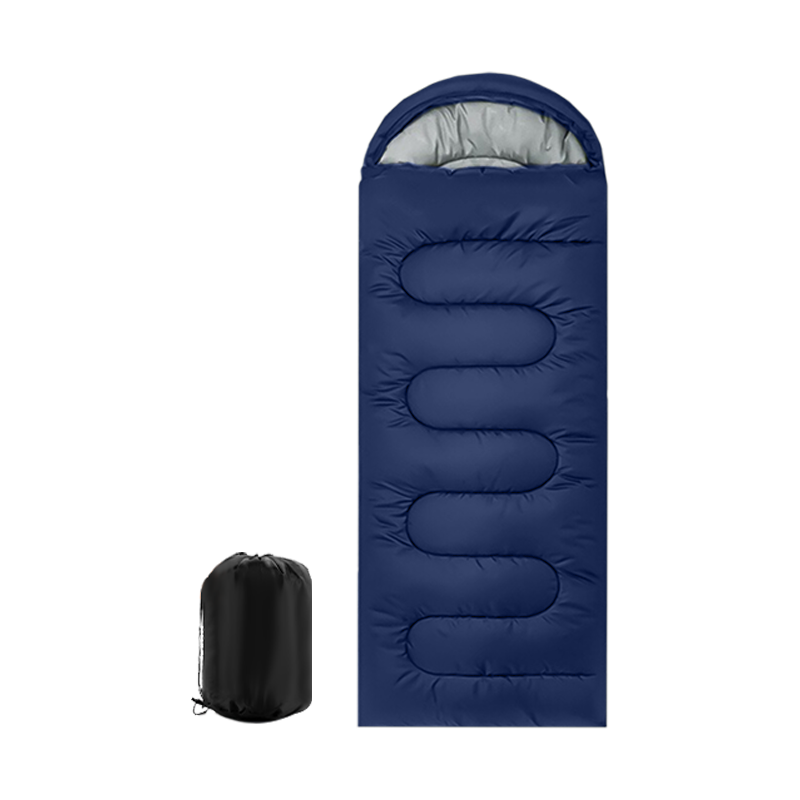 BeiJiLang Thickened Crystal Velvet Sleeping Bag Autumn Winter Outdoor Camping Car Nap Anti-Kick Warm Single Sleeping Bag Cold Resistant Quilt