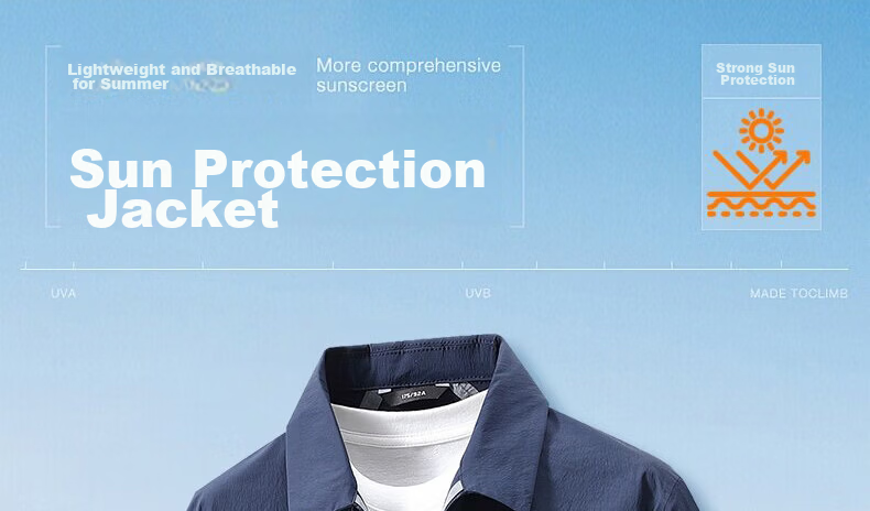 Luozi High-End Men's Sun Protection Jacket, Summer Ice Silk New Style Lightweight Casual Sun Protection Coat, Khaki Color, Size 170 1