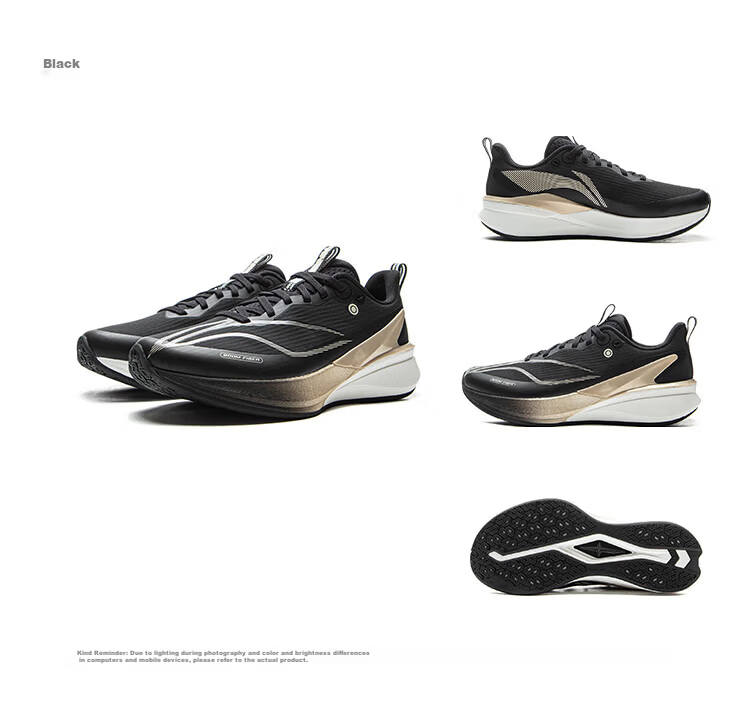LI-NING Kids Running Shoes Chitu 8 Pro Lightweight Rebound Boys Sports Shoes Comfortable Breathable Shock Absorption 9
