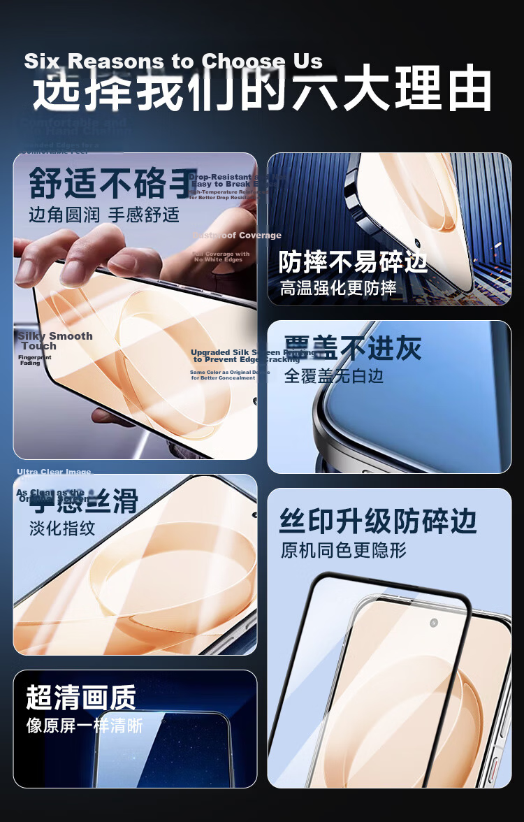KOOLIFE Tempered Glass Screen Protector for Redmi K90 Pro, Xiaomi Redmi K90 Max/Promax Phone Protective Film, HD Ultra-Thin Shatterproof Anti-Fingerprint 5