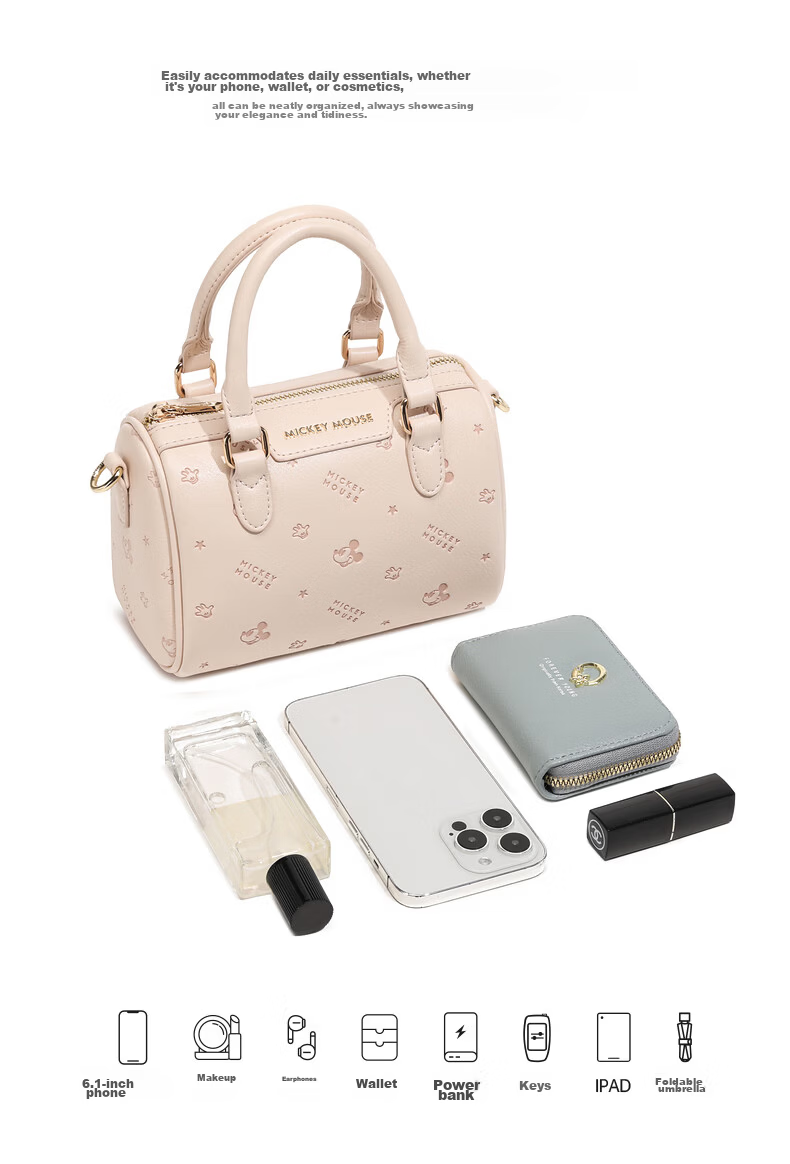 Disney Genuine Women's Crossbody Bag 2026 New Versatile Pink Shoulder Bag Birthday Gift for Girlfriend 5