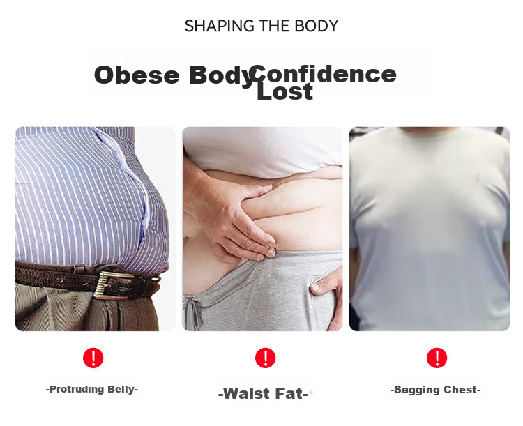FitonTon Men's Shapewear Fitness Slimming Waist Trainer Seamless Vest Tight Body Shaping Chest Binder Tummy Control Concealer 2