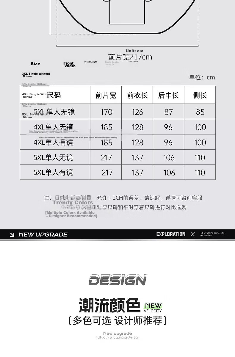 Beimei Electric Vehicle Long Full-Body Heavy-Duty Waterproof Raincoat Unisex Adult Cycling Rain Poncho 14