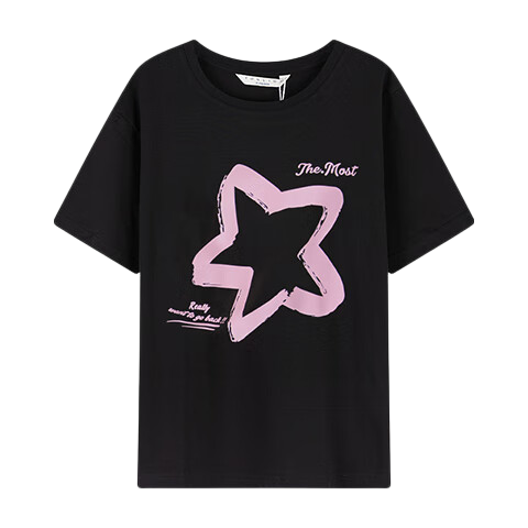TonLion , 2026 Summer Women's Fashion Trendy Front Chest Print Short-Sleeve T-Shirt