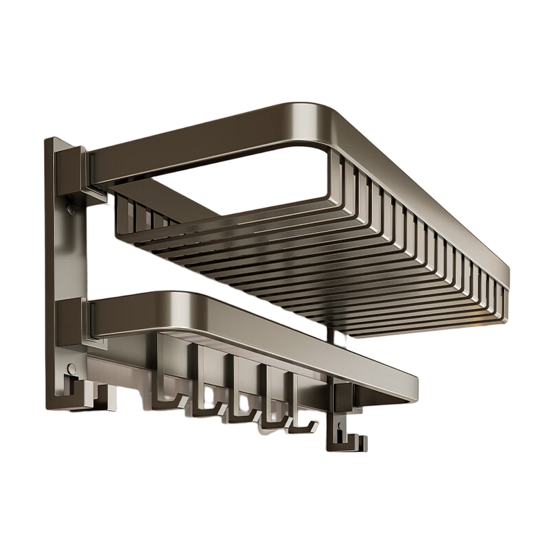 Baihan Towel Rack, No Drilling Required, Bathroom Storage Shelf, Bathroom Accessories, Toilet Bath Towel Rack Set, Bathroom Storage for Washrooms