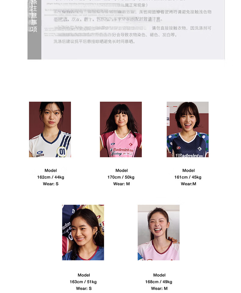 KUMPOO (KUMPOU) Badminton Shirt for Women, Short-Sleeved Quick-Dry Sports Jersey, Collaboration with Crying Center, Competition Uniform ACT261608-Blue 2XL 5