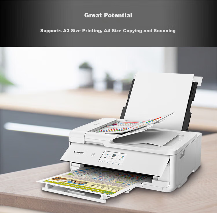 Canon TS9580t A3/A4 Color Inkjet Commercial Printer Copier Scanner Wireless 2