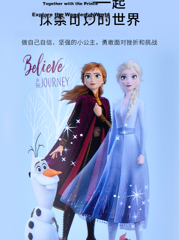 Disney Kids Insulated Water Bottle Dual Lid Multi-Use 520ML Princess Blue for Elementary School Outdoor Drinking 4