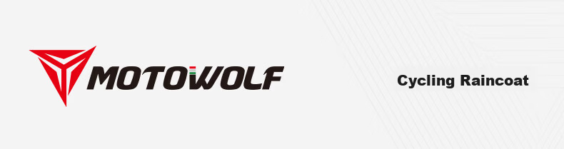 MOTOWOLF Motorcycle Riding Raincoat and Rain Pants Set Split Full-Body Stormproof Motorbike Rider Rain Gear Jacket 1
