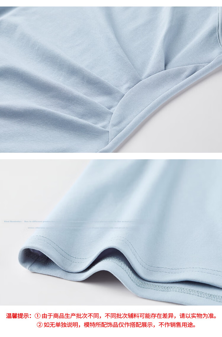 Shangdu Bila Cotton Blend Pleated Slim Fit T-Shirt Women Spring Summer Designer Round Neck Hollow Out Asymmetric Overlap Irregular Split Top 19