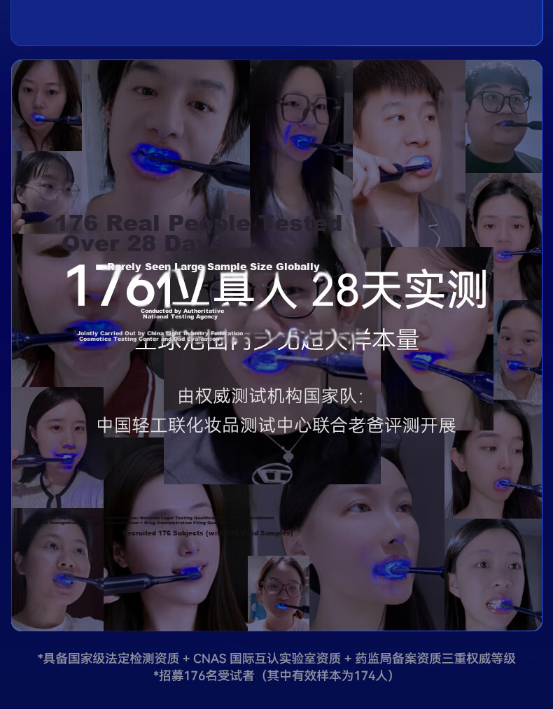 Bixdo Whitening Electric Toothbrush Blue Light Air Professional Blue Light Reverse 10 Years Yellowing Adult Couple Birthday Gift for Men Women Mother's Father's Day 4