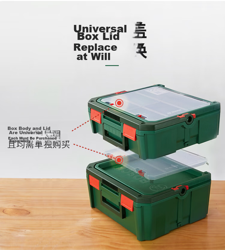 BOSCH Multifunctional DIY Toolbox Storage Case Model S 7