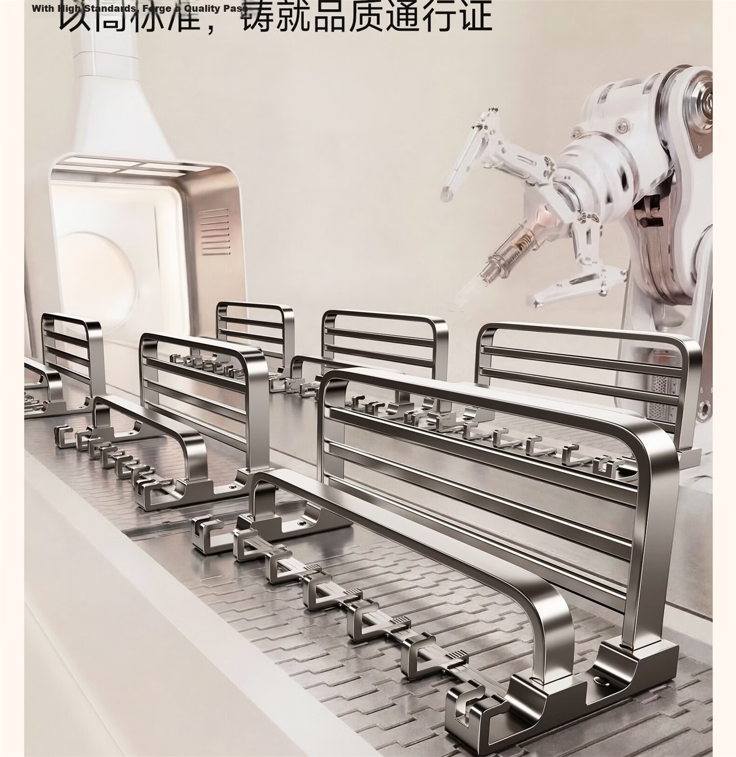 Submarine No-Drill Bathroom Storage Rack Towel Rack Toilet Organizer QST01L0101250G 14