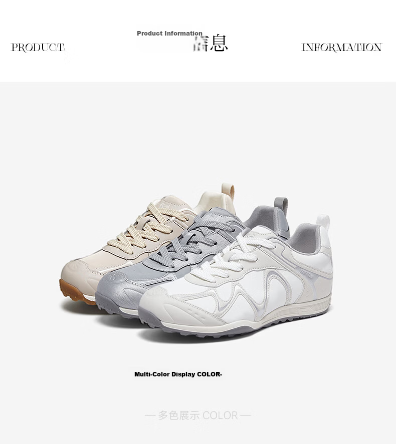 Basto 26 Summer Training Shoes Simple Fashion Retro Casual Sports Women's Shoes U2609BM6 Off-White Size 36 14