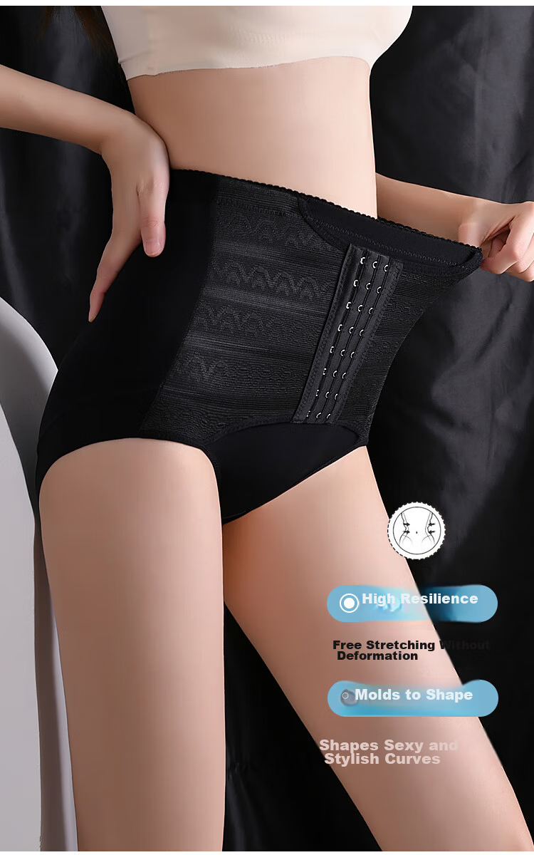 Caiyue Women's Tummy Control Shaping Waist Trainer High Waist Slimming Strong Body Shaping Postpartum Panties 6