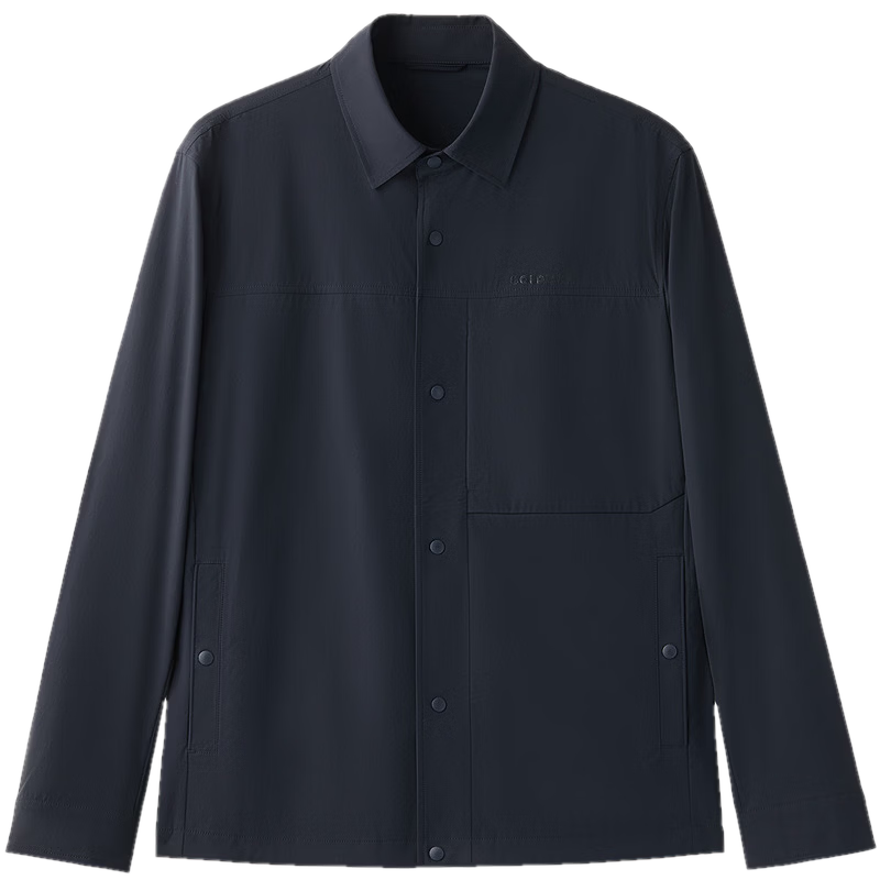 Goldlion [Shirt Jacket] 26 Spring Summer Men's Lightweight Outdoor Stretch Sun Protection Casual Jacket Smoke Gray XL