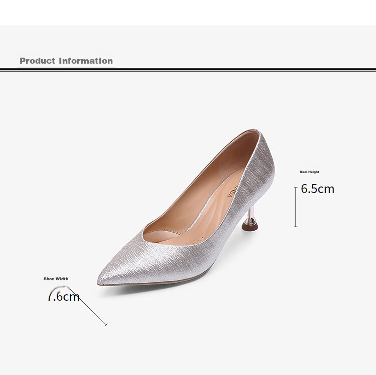 Laird & Dane 2026 Summer New Elegant Pointed Toe Commuter Wedding Shoes French Genuine Leather High Heels Women 7M61603 21