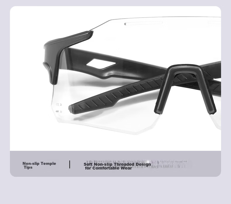 40,000 KM Cycling Photochromic Day and Night Outdoor Professional Sports Windproof Running and Biking Protective Cycling Goggles 5