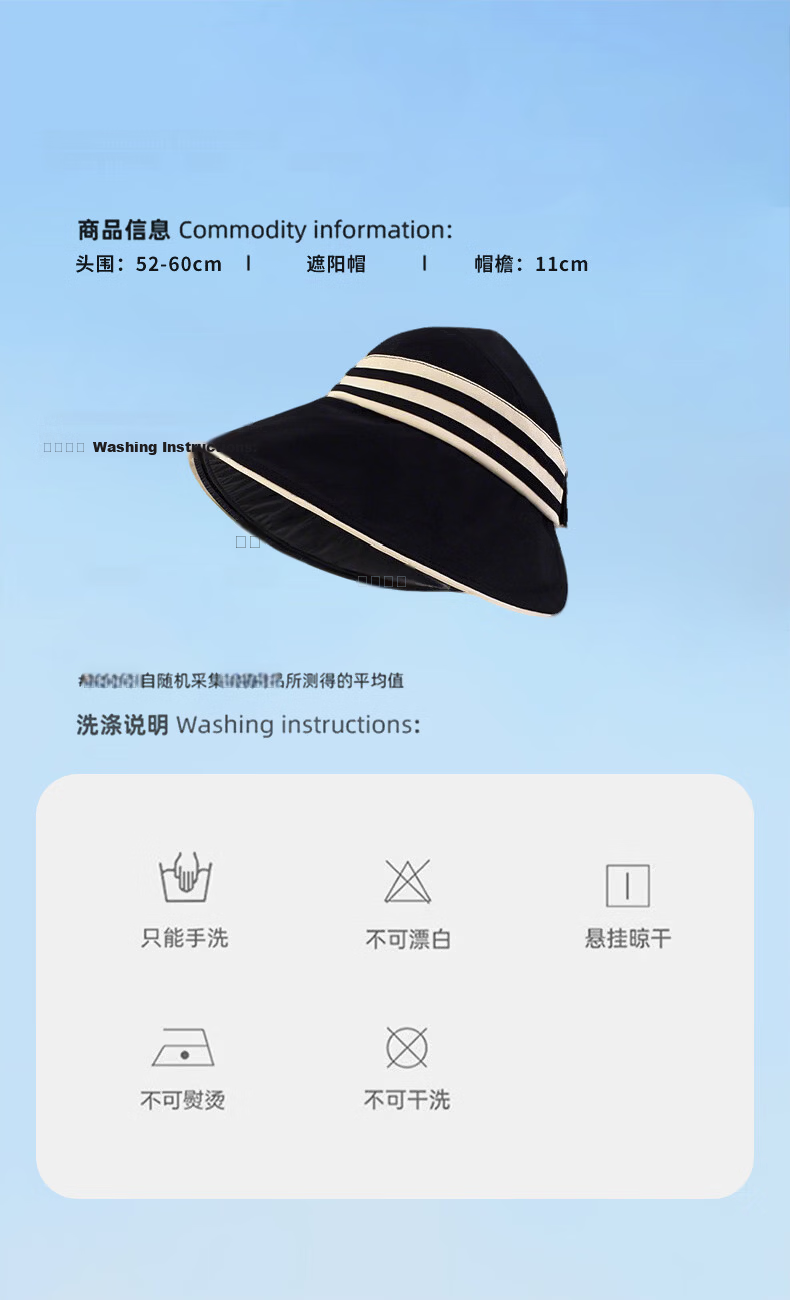 Langsha Women's Summer Foldable Sun Hat Black Coating Wide Brim Open Top Casual Sun Fisherman Hat Beige 4