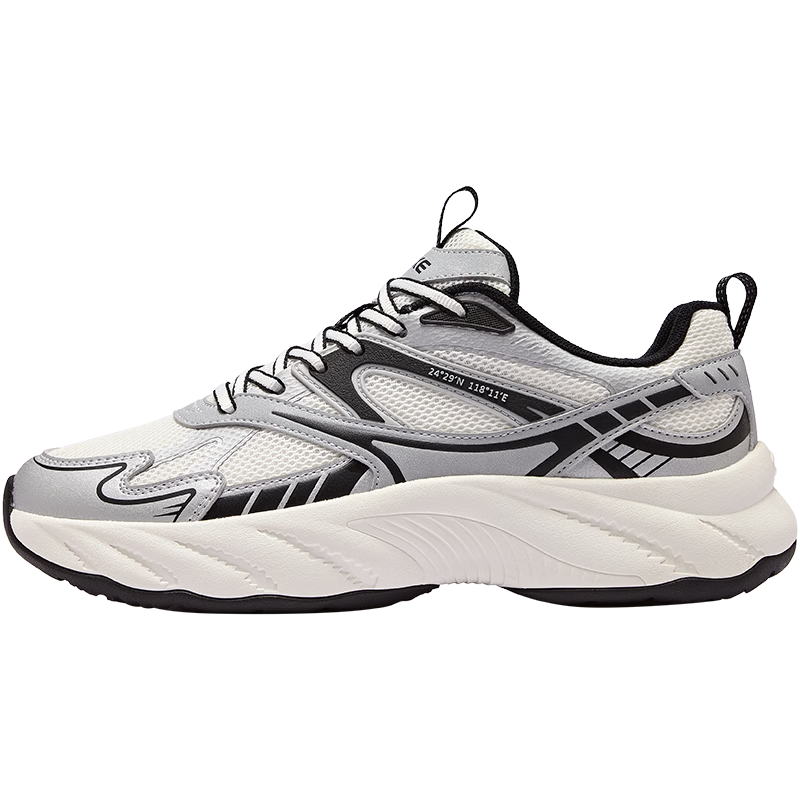 ERKE Casual Men's Shoes 26 New Anti-Slip Shock Absorption Sports Comfortable Dad Shoes | Long Fei Feng Wu 4.0