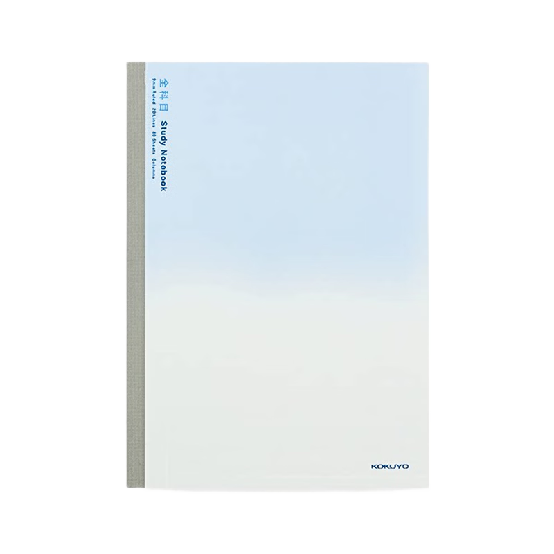 KOKUYO Student Notebook, All-Subject Learning Notebook, Glue-Bound Design Notebook, 9mm Ruled, A5/40 Sheets, 1 Book, WCN-DNA54
