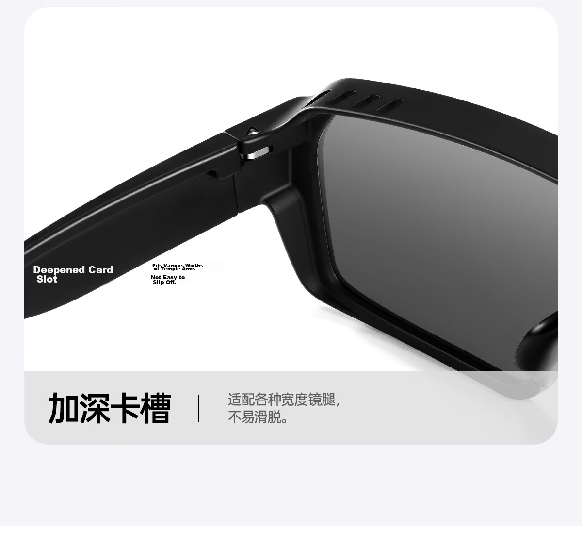 ZIPPO American Sunglasses Clip-On Polarized Night Vision Glasses for Driving Day and Night Anti-Glare 75798-72 17