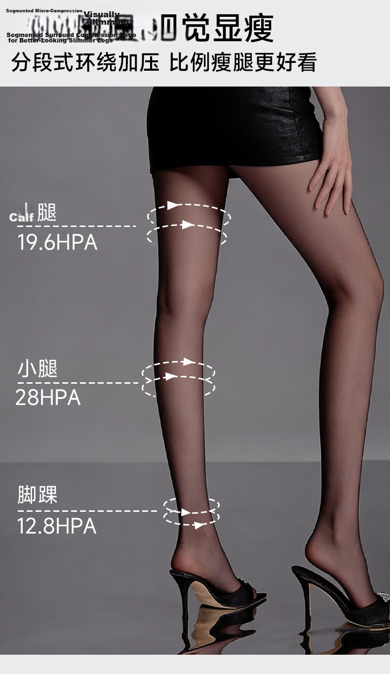 GRACEWELL Sheer Nude Thigh-High Pantyhose, Anti-Snag, Lightweight Summer Stockings, Bare-Leg Effect 6