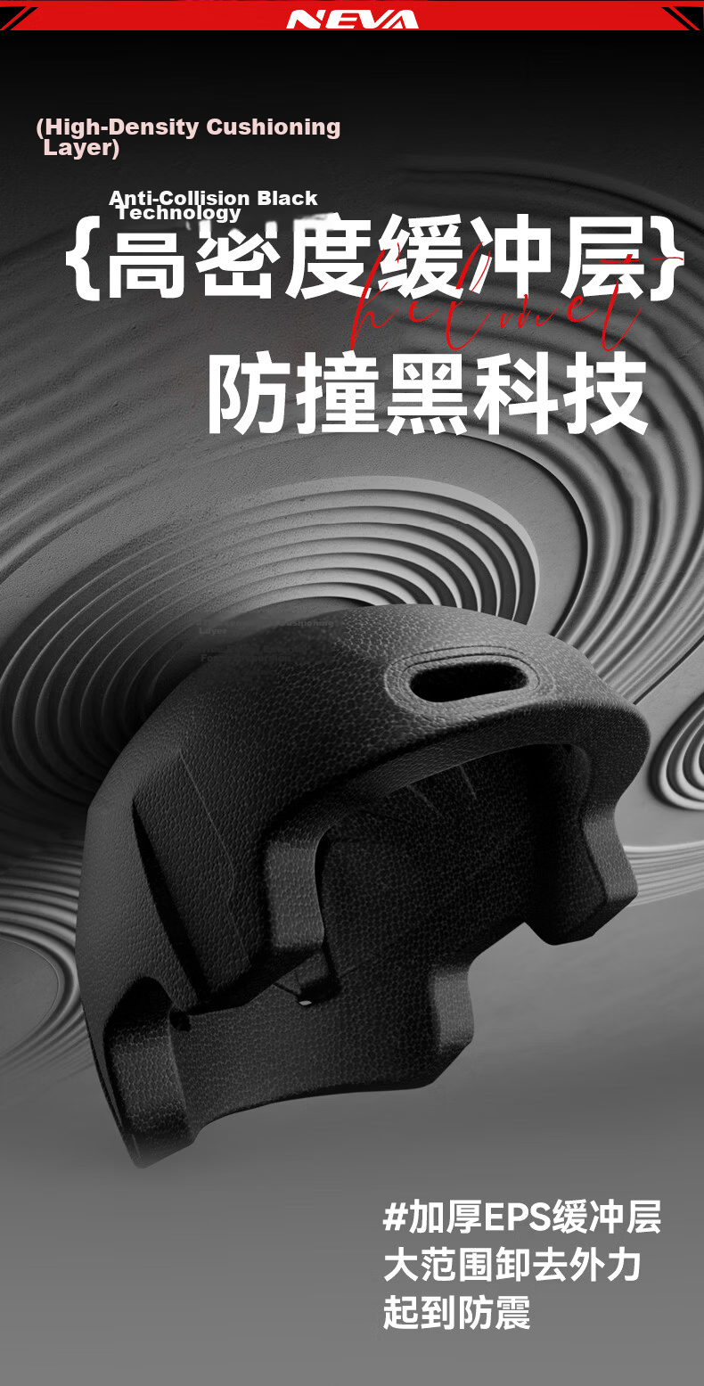 NEVA 3C Certified Motorcycle Helmet Unisex Four-Season Dual Visor 3/4 Safety Helmet 8