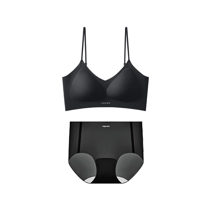 Herbal Essence Bra Set Women's Thin Strap Lightweight Autumn Seamless Backless Wireless Fragrant Bra