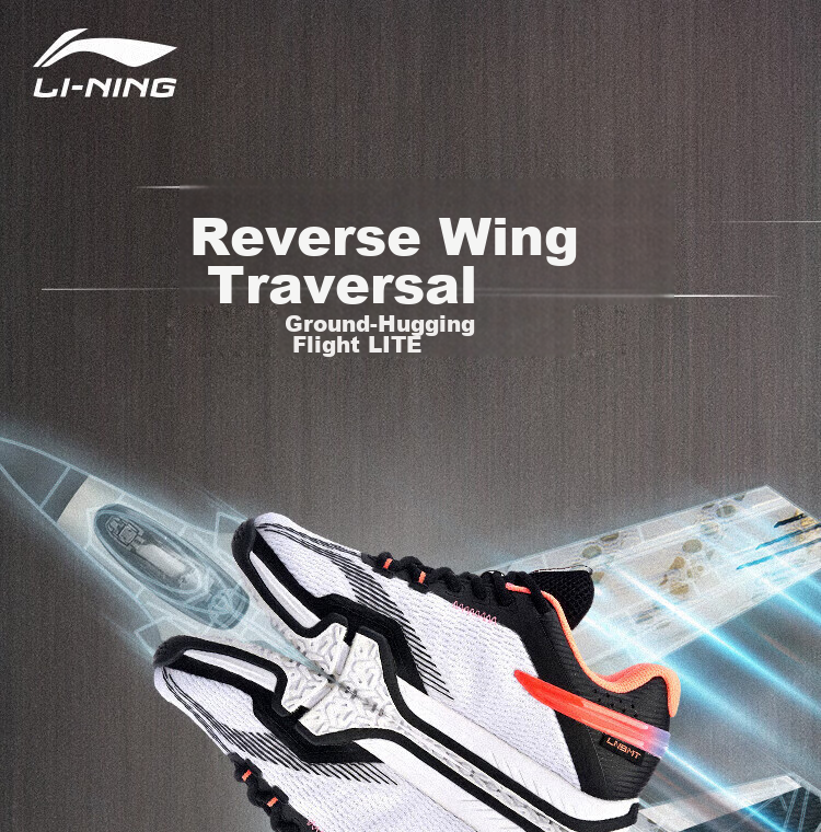 LI-NING Women's Badminton Shoes Ground-Flying Casual Comfortable Training Competition Shoes 1
