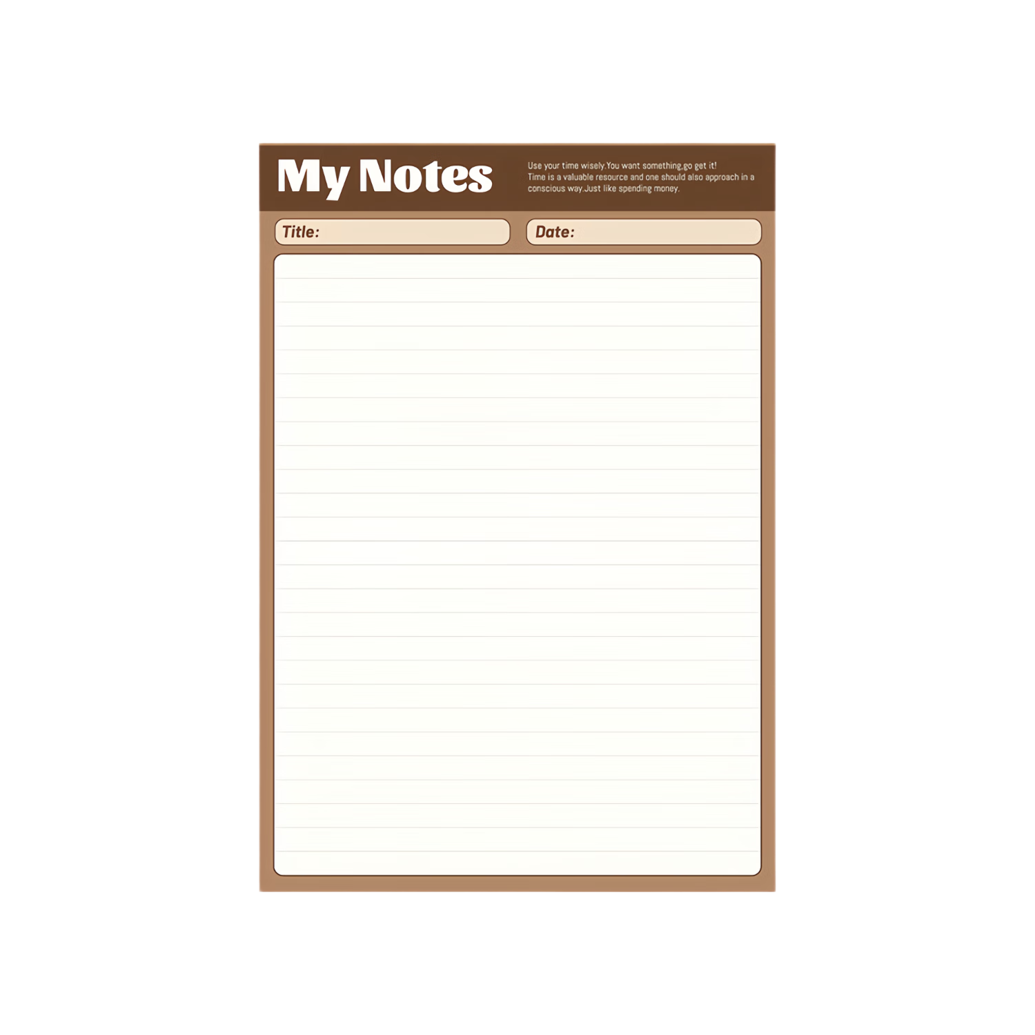 Qiyuan Caramel Notes Simple Daily Grid Notebook High-Value Ins Student Exclusive Memo Draft Book B5 Paper Pad - Caramel Style C 30 Sheets