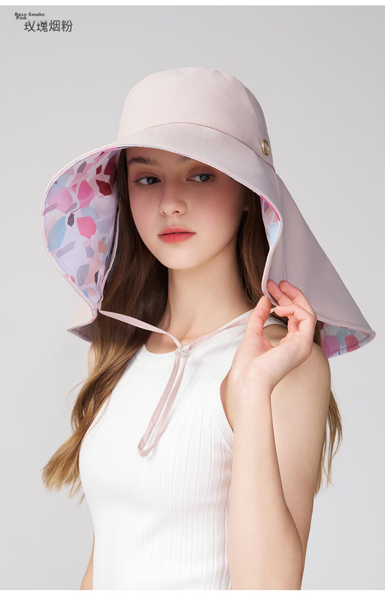 Kenmont 2026 New Oversized Brim Sun Hat UV Protection Large Head Circumference Women's Sunshade Hat 6324 10