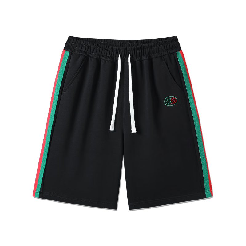 G&G Avenue French Light Luxury Trendy Sports Comfortable Five-Point Casual Shorts Black Regular S