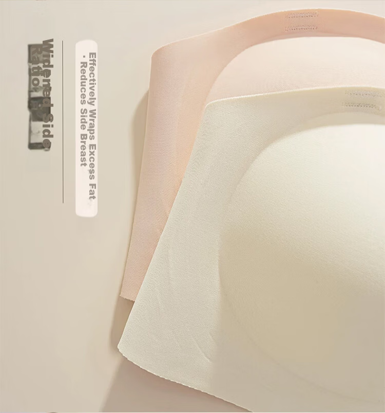 GUJIN Cloud Seamless Strapless Bra for Women, Small Chest Push-Up, Anti-Slip Bandeau, Backless Invisible Bra 17