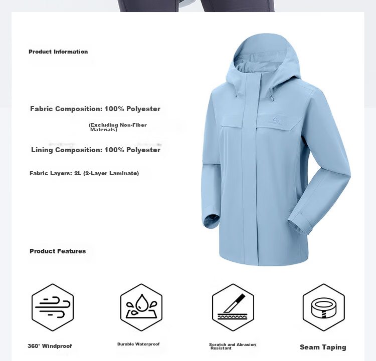 Toread Suzaku 2.0 Women's Spring Autumn Outdoor Windproof Waterproof Jacket Casual Hiking Mountaineering Men's Coat 1