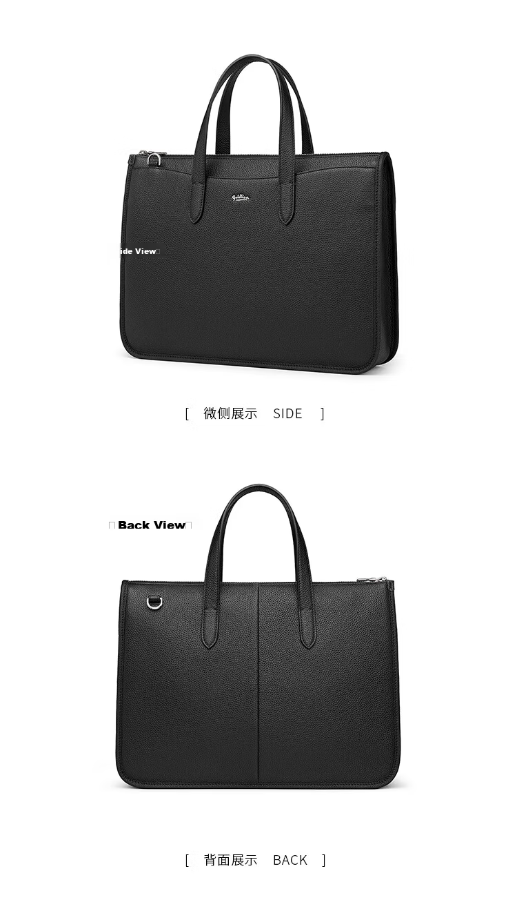 Goldlion Large Capacity Briefcase, Horizontal Style Business Handbag for Men, Laptop Bag, Birthday Gift 12